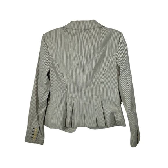 The Limited Heather Grey Pinstripe Blazer | Single Button | Size Medium - Picture 7 of 16